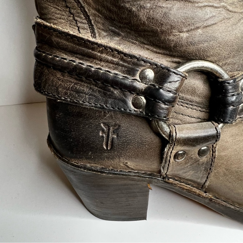 Brown Leather Women's Boots - Picture 6 of 10